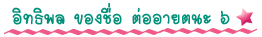 ตั้งชื่อ เปลี่ยนชื่อ